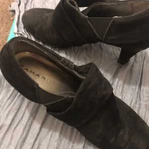 Slip on ankle booties